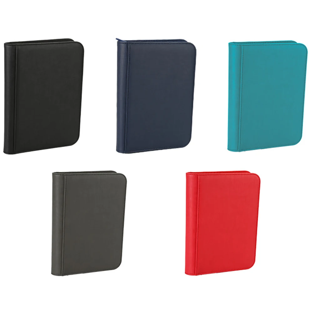 Direct Supplier Wholesale 4 Pockets Zippered Trading Card Binder for Pokemoned Cards