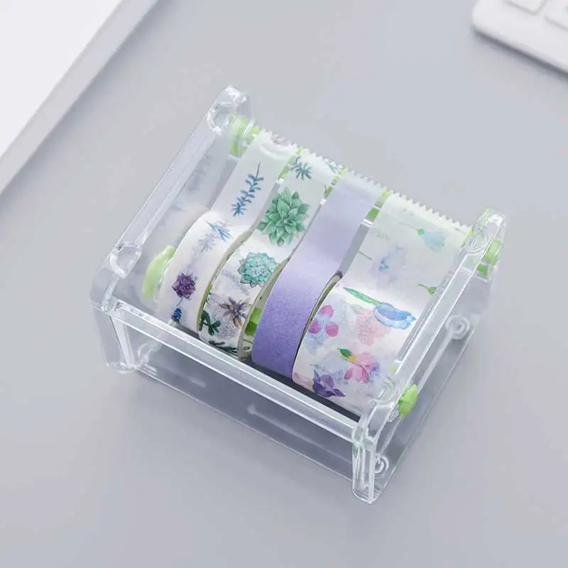  Коробка для резки ленты washi удобный держатель хранения бумажной ручной