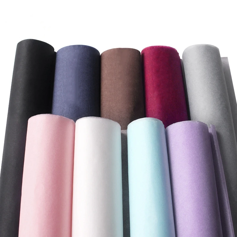 Factory Wholesale Fashionable Custom Printed Gift Flower Wrapping Tissue Paper with Different Colors