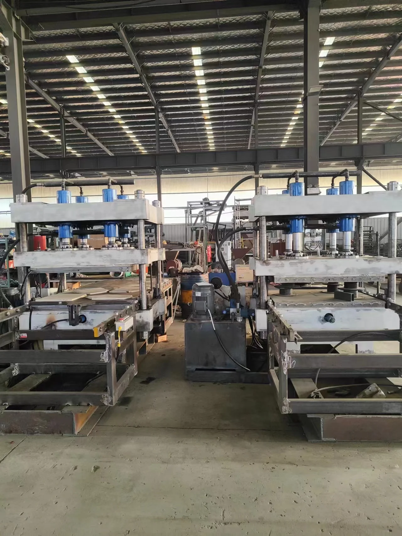 Rubber floor vulcanizing press rubber floor tile making machine rubber hydraulic curing press machine