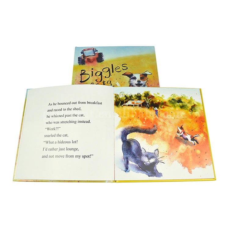 
China Printing Factory Custom Full Color Hardcover Children Book Printing 