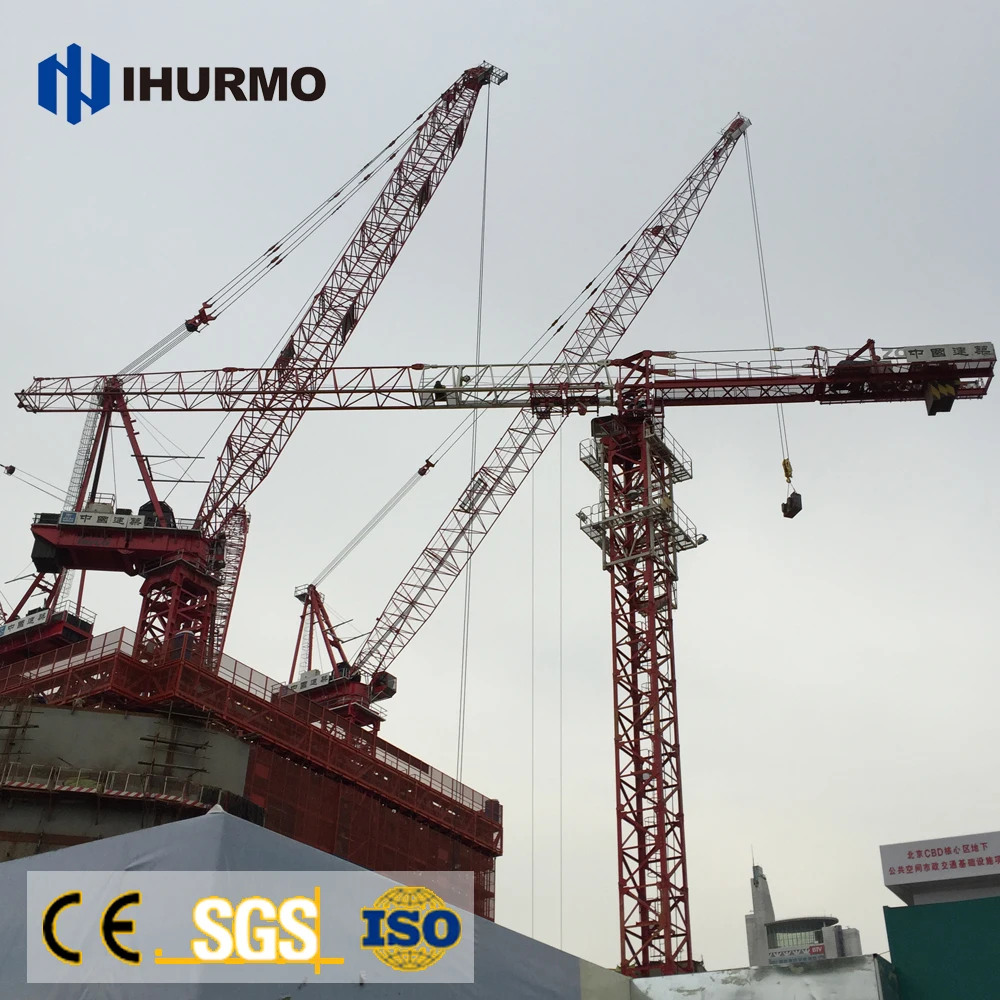 High Effiencey QTZ500 (8031) Tower Crane 25T 80M Construction Crane