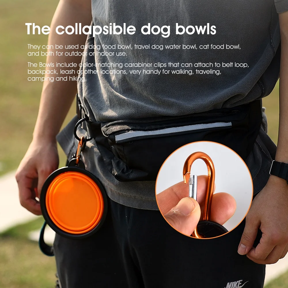 Overseas Delivery Pet Seatbelt Buckle Foldable Bowl Kit Adjustable Pet Dog Safety Car Seat Belt