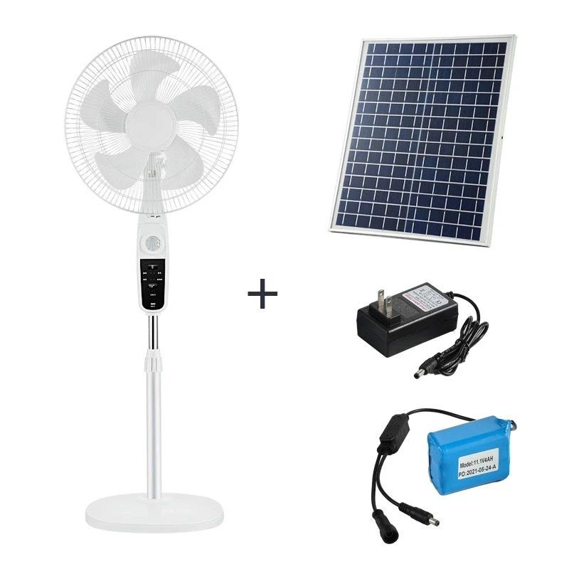 High Quality Five-leaf Bionic Fan Blade Three-wind Speed 16 Inch solar attic fan