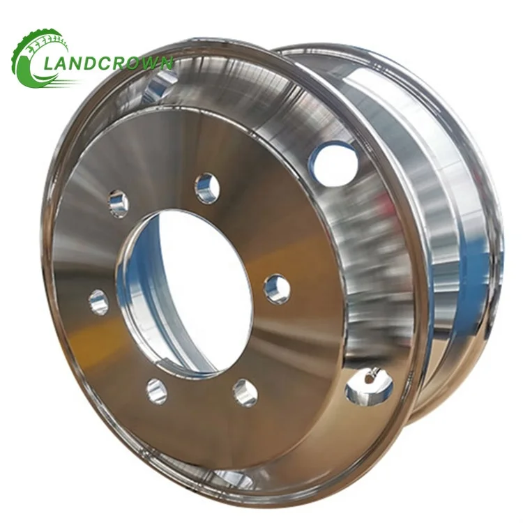 17.5 Inch 17.5x6.00 Forged Alloy And Aluminum Tubeless Heavy Duty Truck Wheel Rim 6.00x17.5 17.5x6.0 For Truck Tire 225/75R17.5