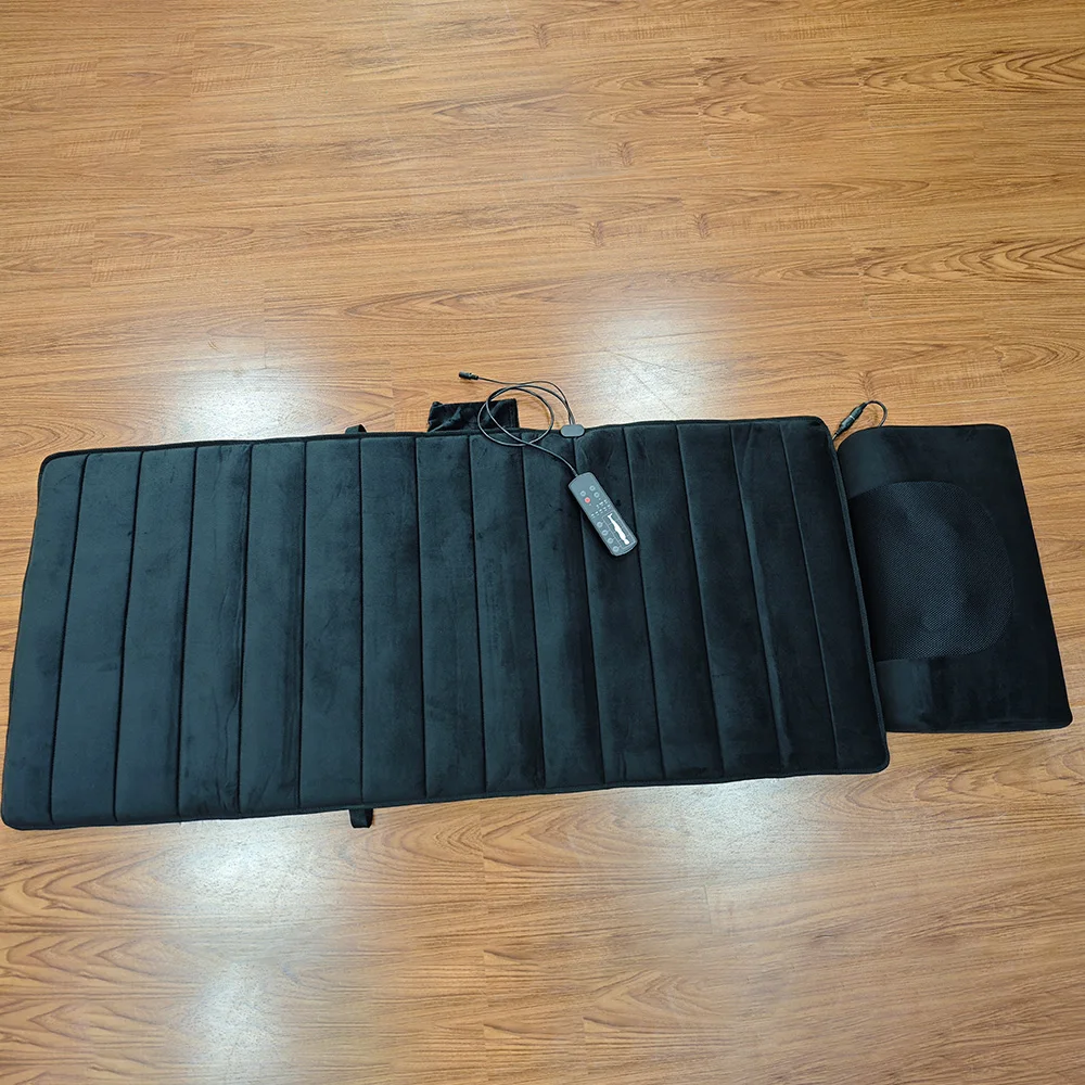foldable neck adjustable integrated massage bed mattress with massage