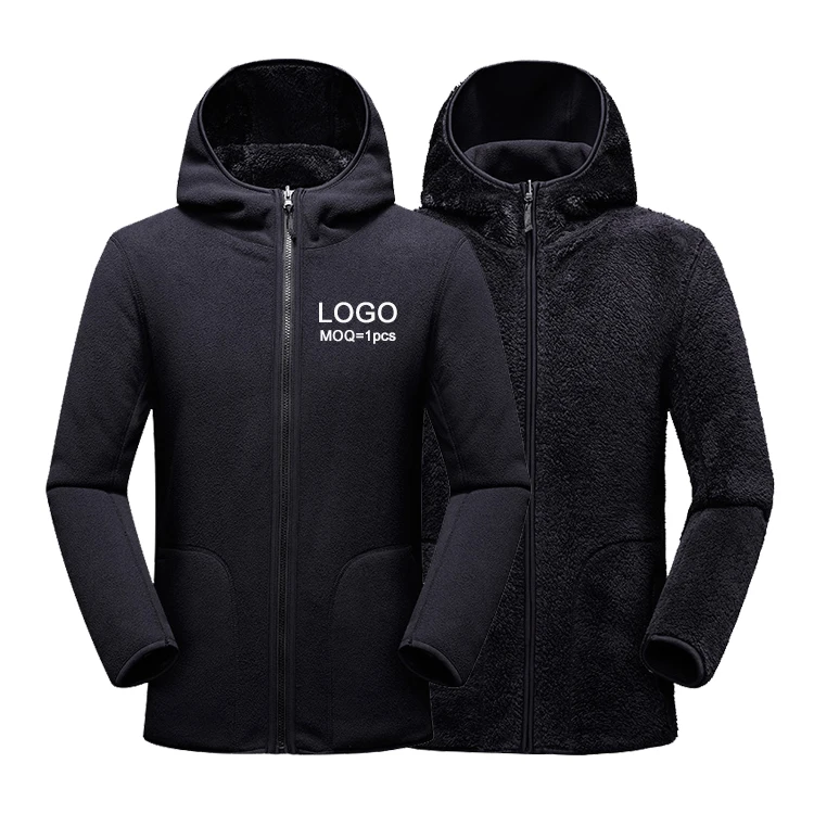 
Drop Shipping OEM Fleecejacke Micro Polar Fleece Jackets Man Jacket Hoody Fleece Wintercoat Full Zip Fleece Jacket for Men 