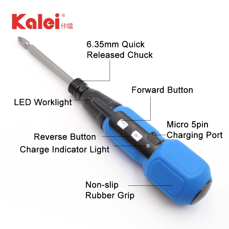 3.6V Rechargeable Automatic Cordless Power Electric Magnetic Screwdriver Battery Screwdriver for Household Works