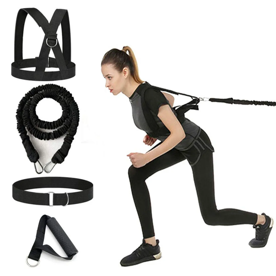 Resistance Explosive Training Rope  Speed  Improve Power Agility Strength Track and Field Equipment Training Equipment