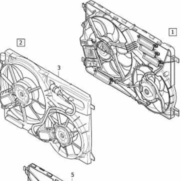 31686808 Electric Fan Radiator Fan cheap Sale Auto Coolant Fan Volvo For Volvo Fits S80, V60,  XC60, XC70