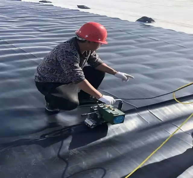 Geomembrane HDPE Sheet 1mm 1.2mm Geomembrane Biodigester for Biogas project