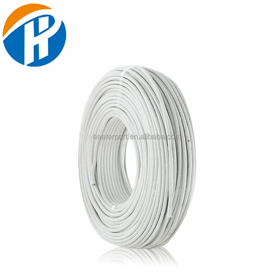 Chinese Manufacturer braided pure nickel Cable 500C 600C 800C Textile polyester braided copper Wires