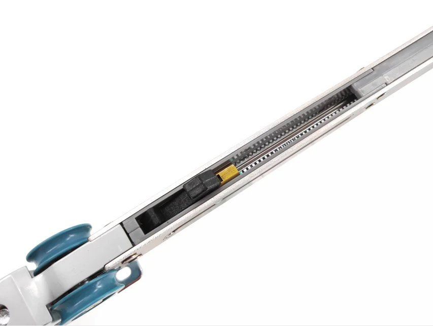 Soft- Closing Sliding Dooor Roller Hang Sliding Door HEBO Hardware Aluminum Anodized Soft Closing Exquisite HL-089-1 25-50mm POM