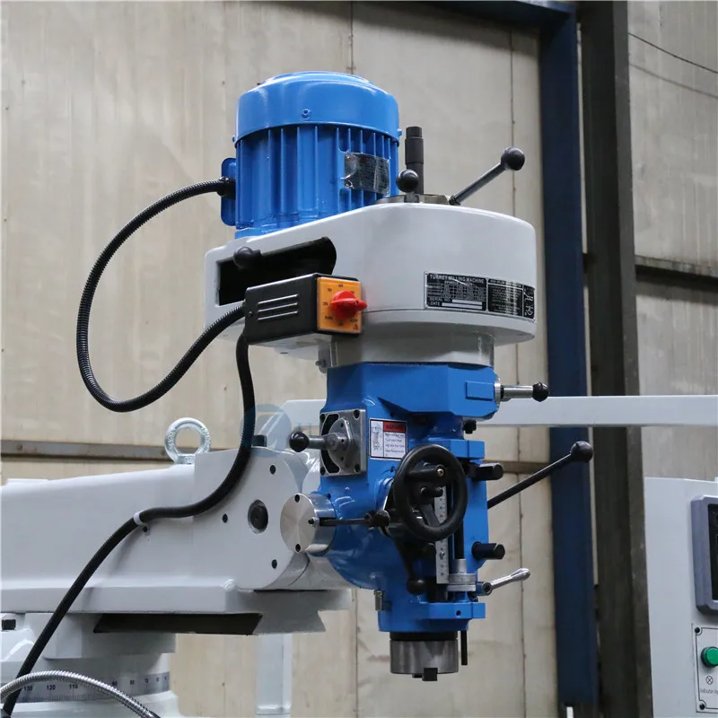 X6330 varaiable speed turret milling machine with  cutter feeder