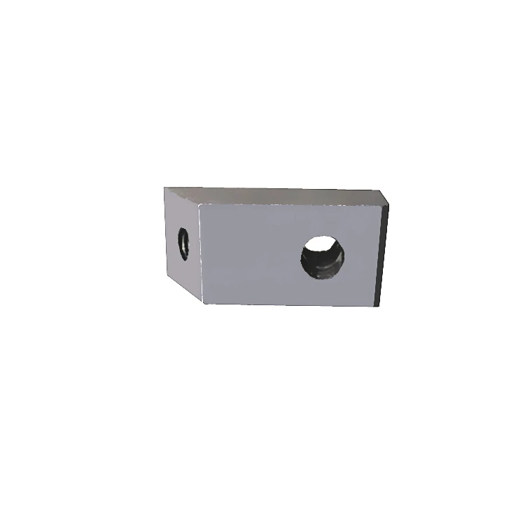 powder metallurgy sintered metal steel block tea packaging machine parts oblique iron block