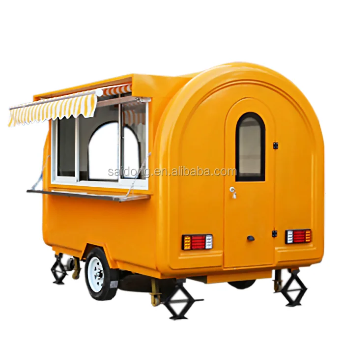 Wholesale Price hot selling food cart Australian standard concession mobile food cart trailer