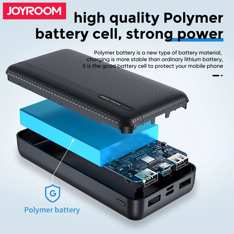 
Joyroom best gift original big brand usb high capacity power bank 20000 mah phone charger power banks 