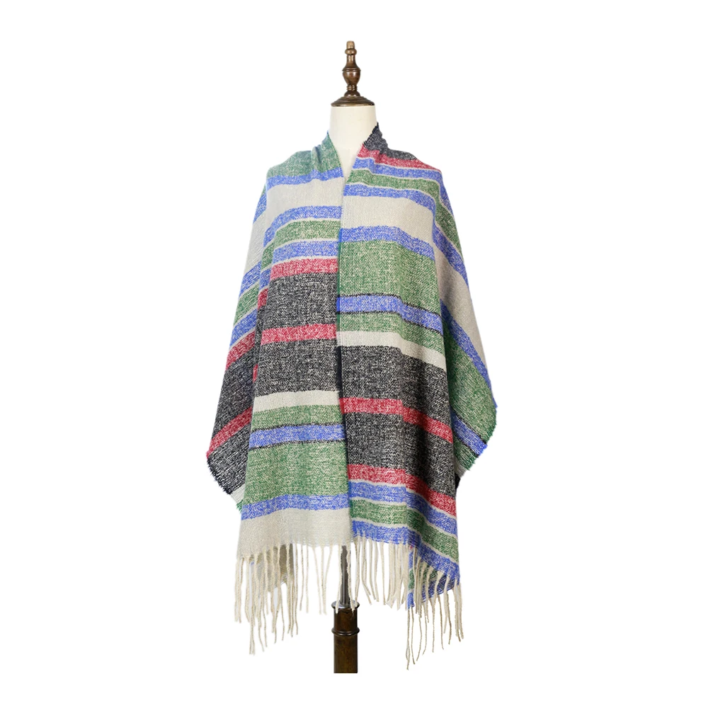 Новинка 2021 зимний кашемировый шарф женские толстые теплые шали Женские Жаккардовые Модные Качественные шарфы из пашмины с кисточками