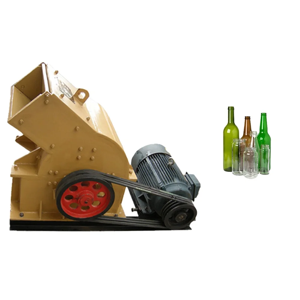 Industrial Mining Rock Hammer Mills Wet Hammer Mill Glass Bottle Recycling Gold Stone Hammer Mill Price