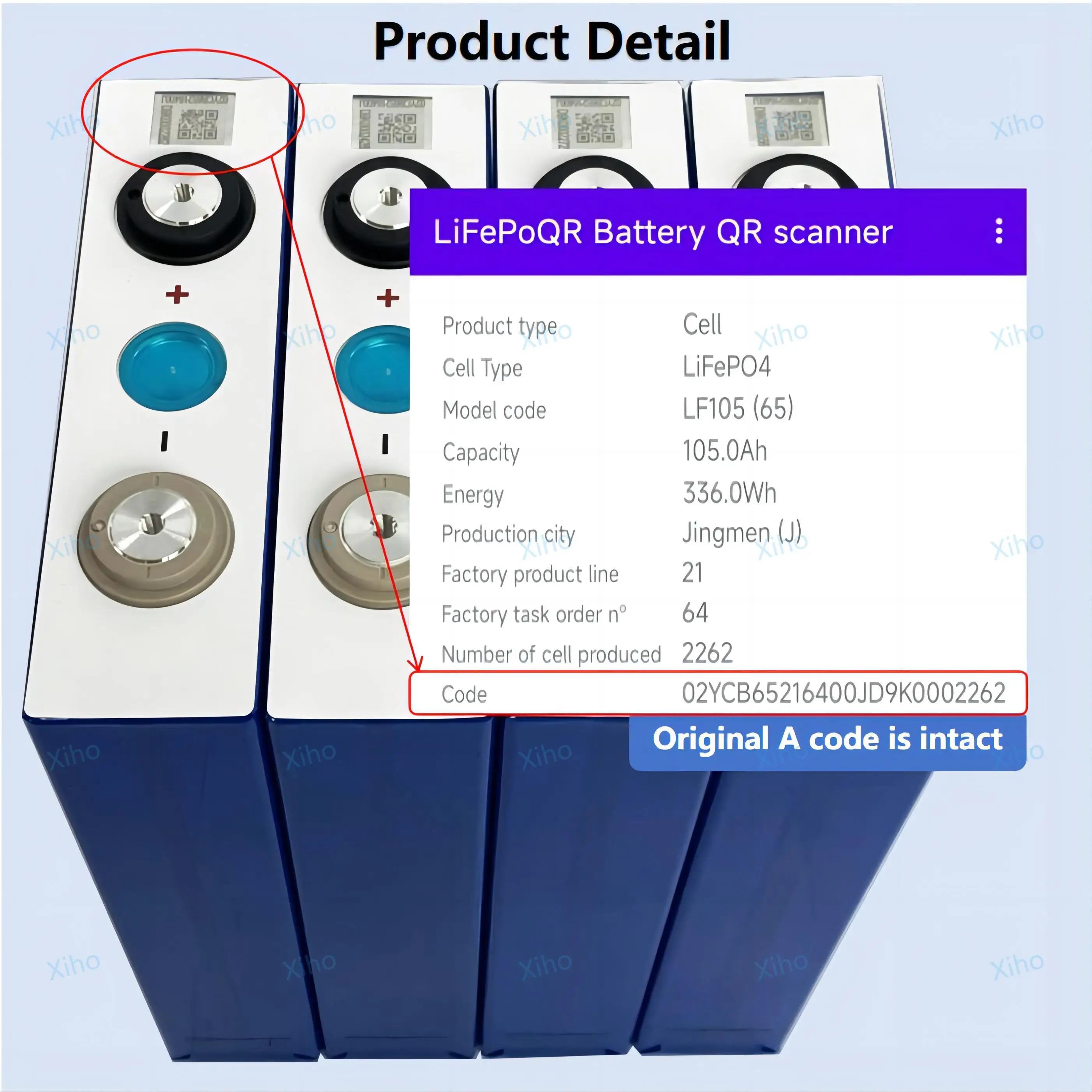 E V E 105ah lifepo4 battery 3.2V 105AH Lithium Iron Phosphate Battery Cell for Golf Cart  Forklifts Sightseeing bus