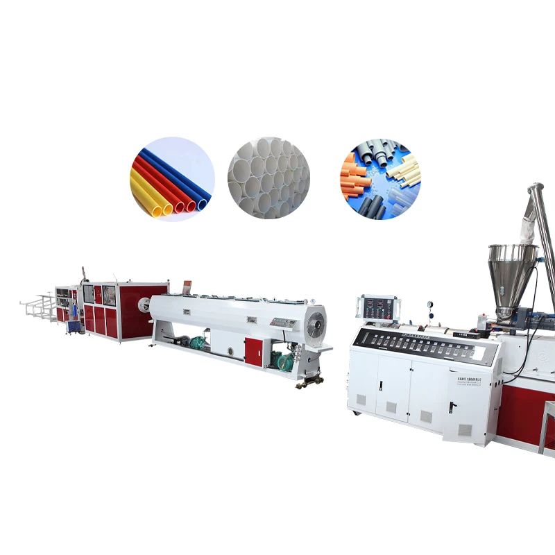 New Technology 110-400mm pipe making plant PVC cable extrusion machine price water tube production line