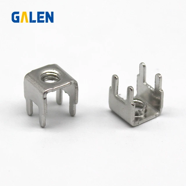 Terminal block brass accessory terminal metal parts M4 screw for PCB