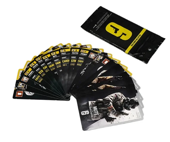 Индивидуальная печать торговых карточек TCG голографическая карточная игра с алюминиевой пленкой