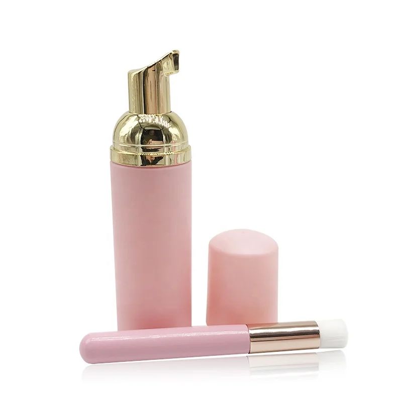 Wholesale Private Label Organic Rose Scented Las Extension Foam Cleanser Eyelash Shampoo Lash Bath