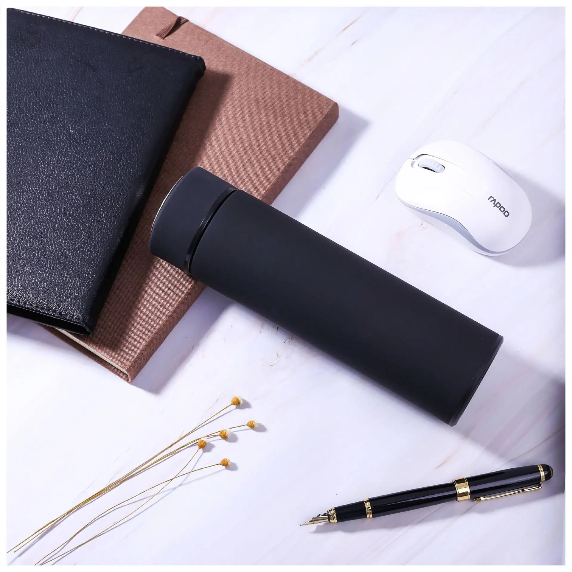 500ml Life Stainless Steel 304  Vacuum Flask Thermos Cup With Filter  Coffee Mug Thermos Water Bottle