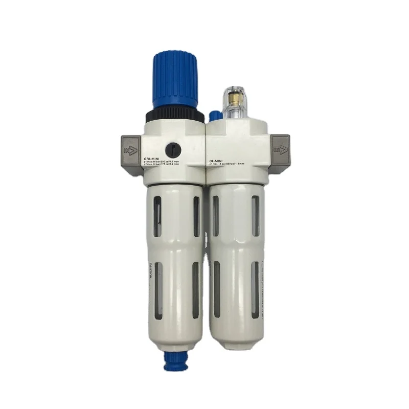 Festol type air source treatment 2units mini series air filter regulator and oil lubricator