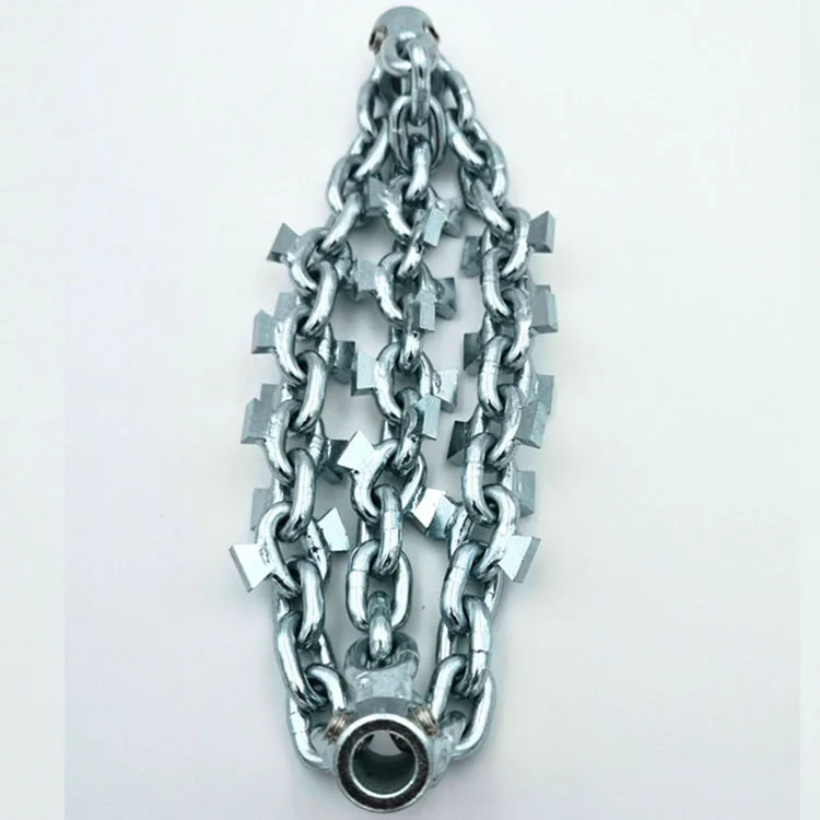 
LEADFEN with carbide-tip drain cleaning cutter DN125mm pipe cleaning knocker 8mm flexible push snake cable pipeline dredge tools 