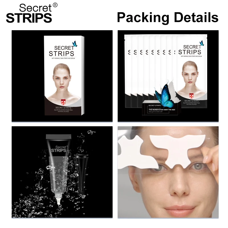 Private Label Face Masking Face Beauty Anti Frown Lines Care Strips Beauty Products Mask Facial For Women