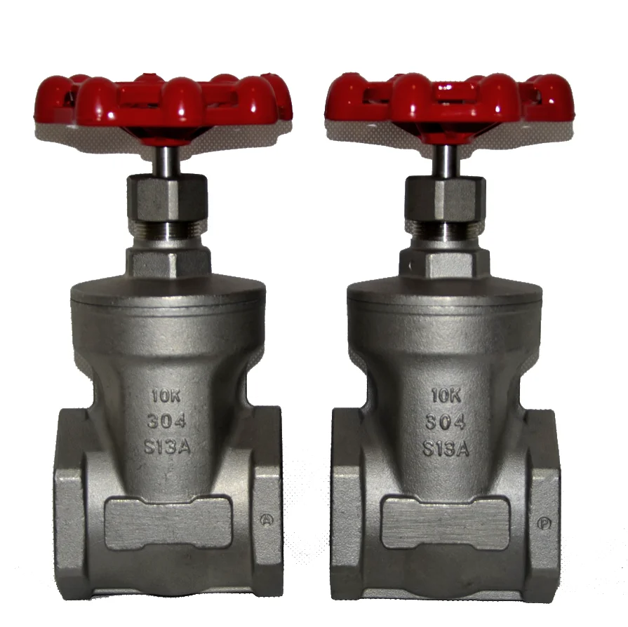 Good quality stainless steel 1 inch 2 inch hard metal seal threaded gate valve lead free price list