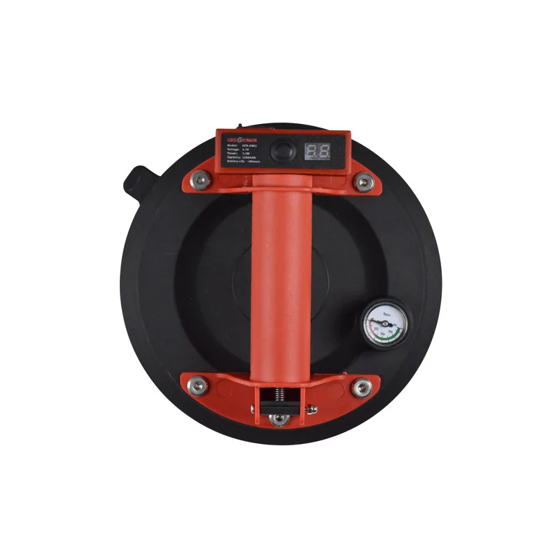 Electric Vacuum Suction Cup With Timed Start Pump System 8 Inch Suckers 3 Layer Rubber  Lift Weight 200 KG Lifting Tools