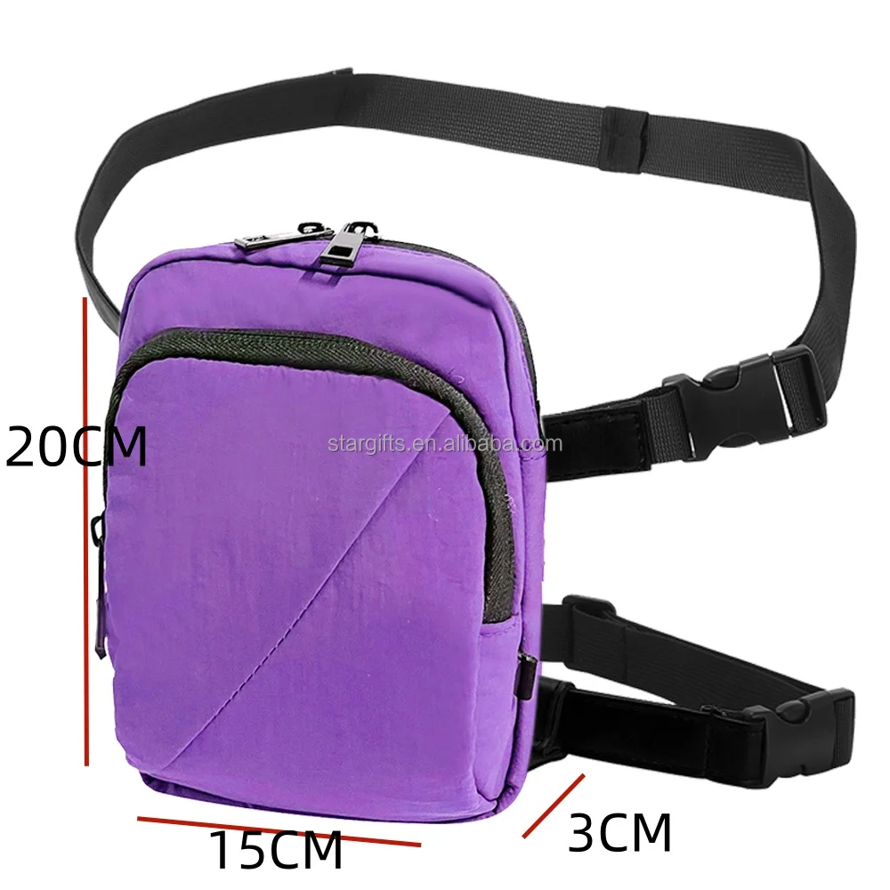 LOW MOQ Sexy Multi-purpose Thigh Harness Fanny Pack Fashion Outdoor Sport Riding Gym Waist Bag Leg bag For Women