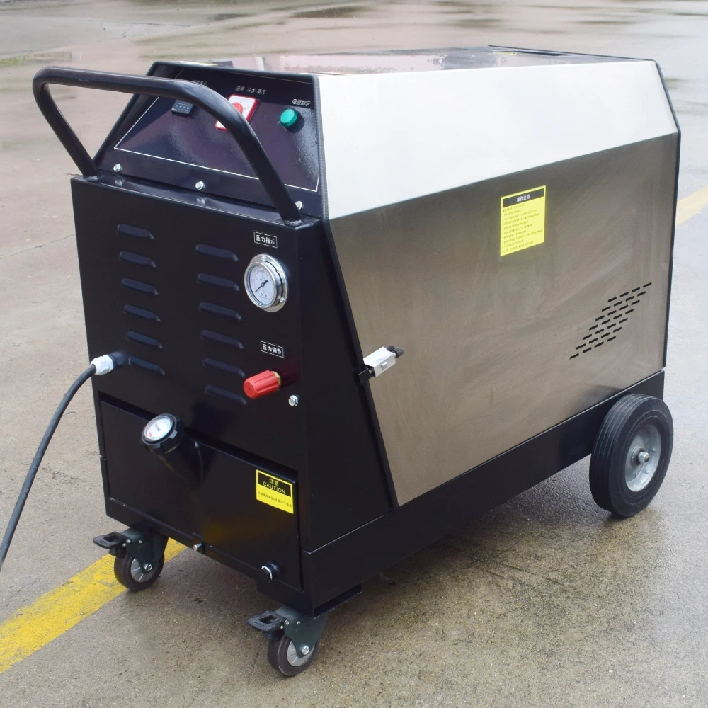 UTS22 Automatic Mobile  Diesel steam car wash machine with high pressure Optima Steam Car washer