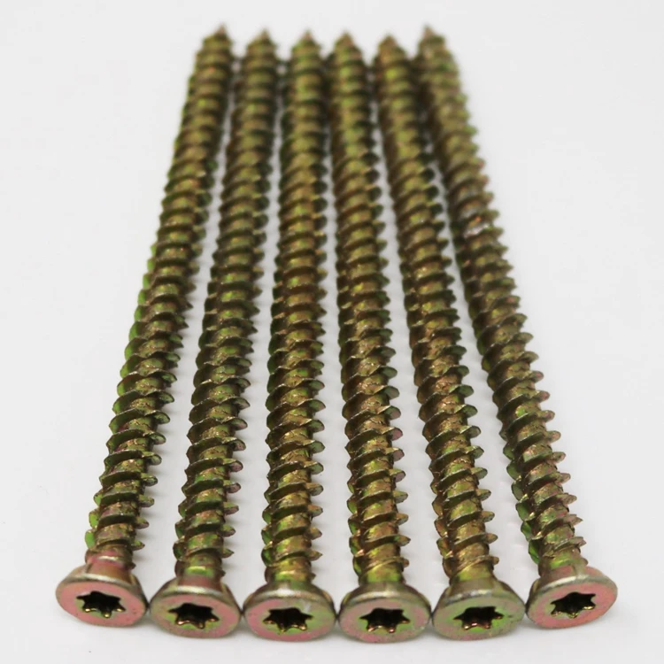 Construction Lag Screw Exterior Coated Torx Drive Heavy Duty Wood Screw