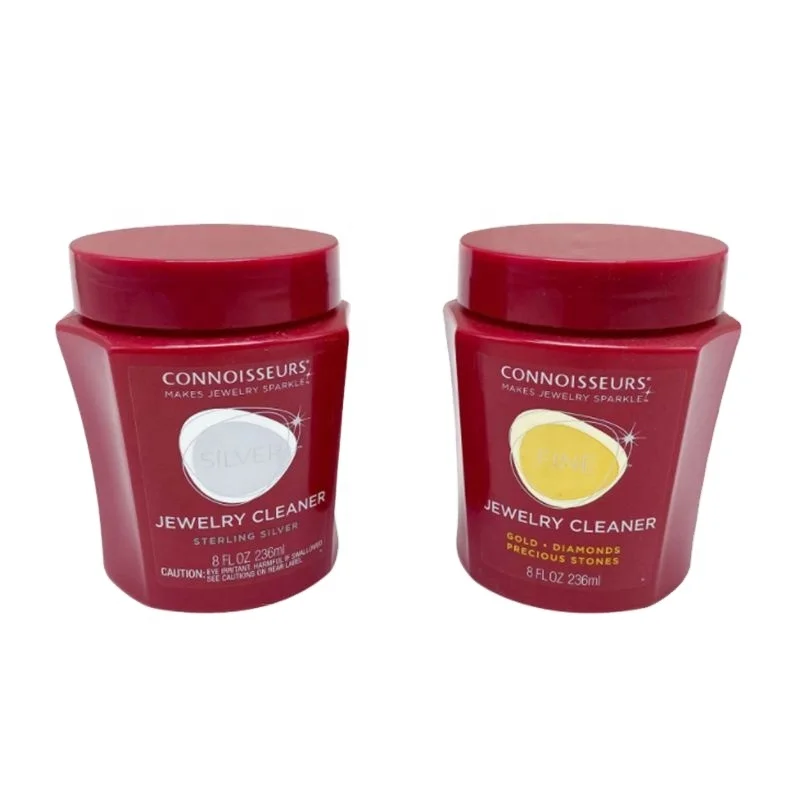 Professional 236ml polishing Gold Silver jewelry cleaner liquid solution