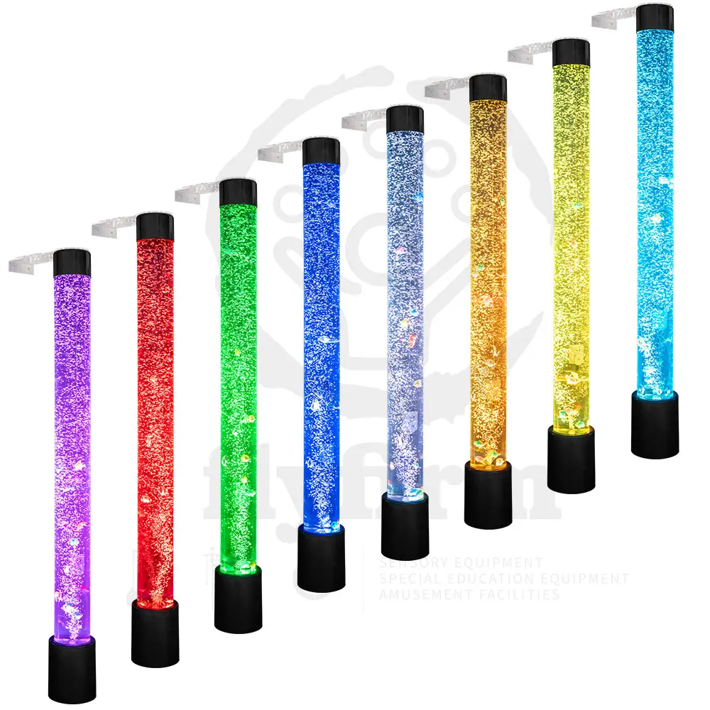 Flyfirm Classic Bubble Lamp with Artificial Fish Essential Sensory Room Equipment for Relaxation & Visual Stimulation
