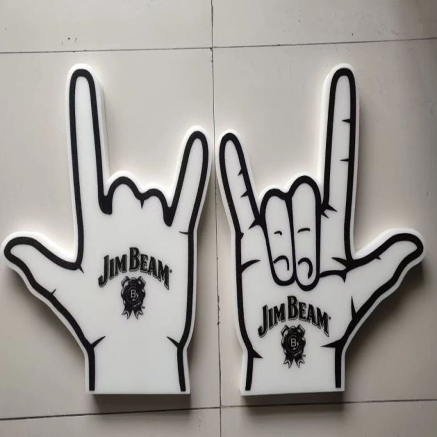 Cheering Foam hand Custom Logo foam finger Print Cheering Foam Hand Fingers