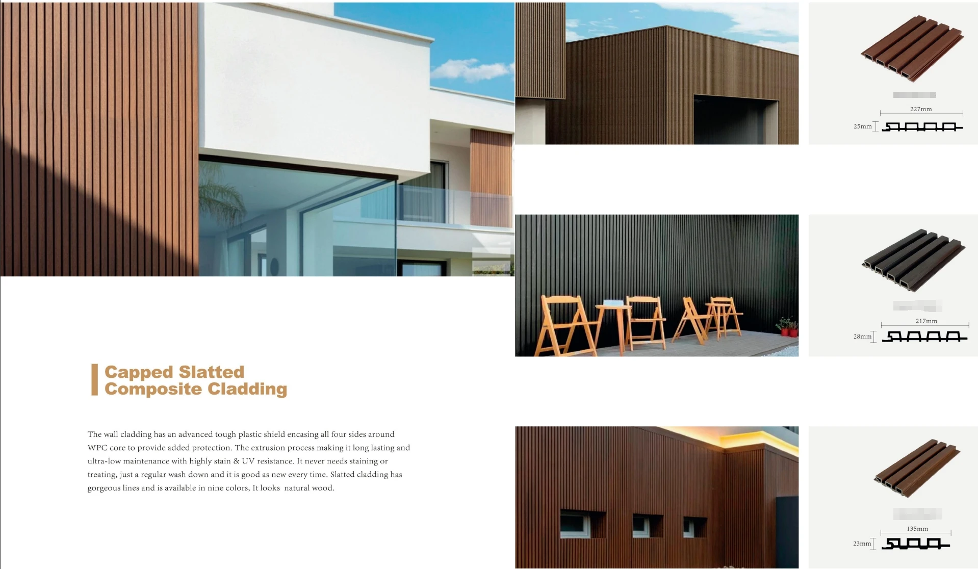 co-construction wall cladding wpc exterior outdoor composite external wall cladding panels outdoor wpc wall cladding