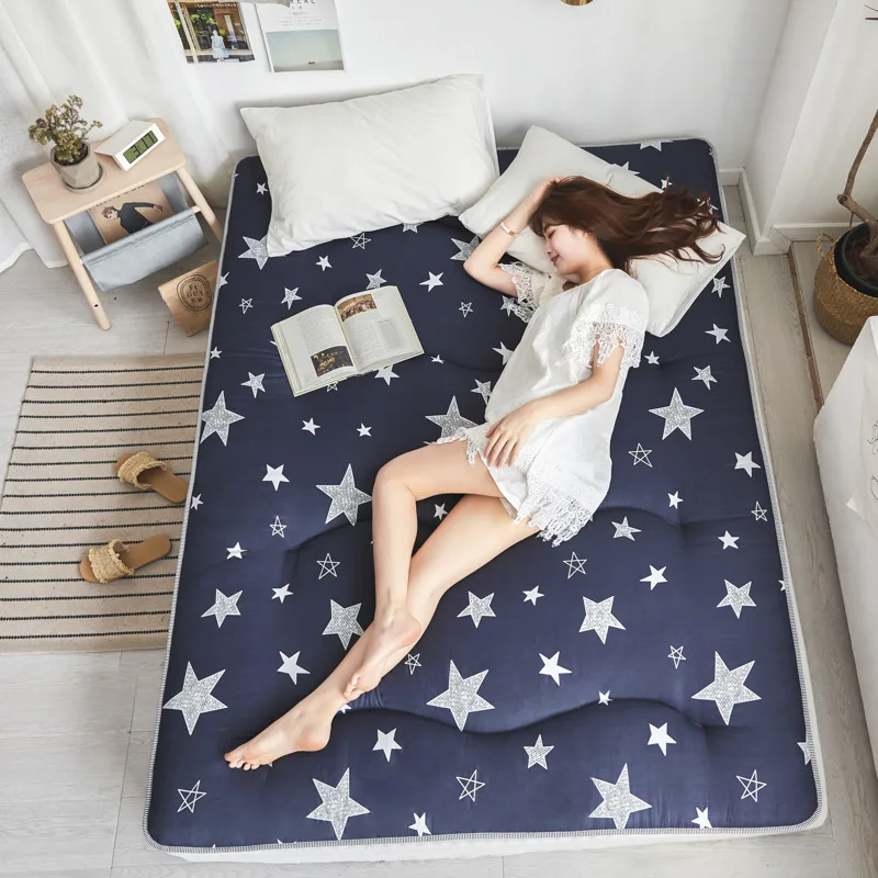 Soft Tatami Mattress Students Dormitory Thick Warm Lazy Topper Foldable Floor Mattress with Straps Home Furniture Carton Modern