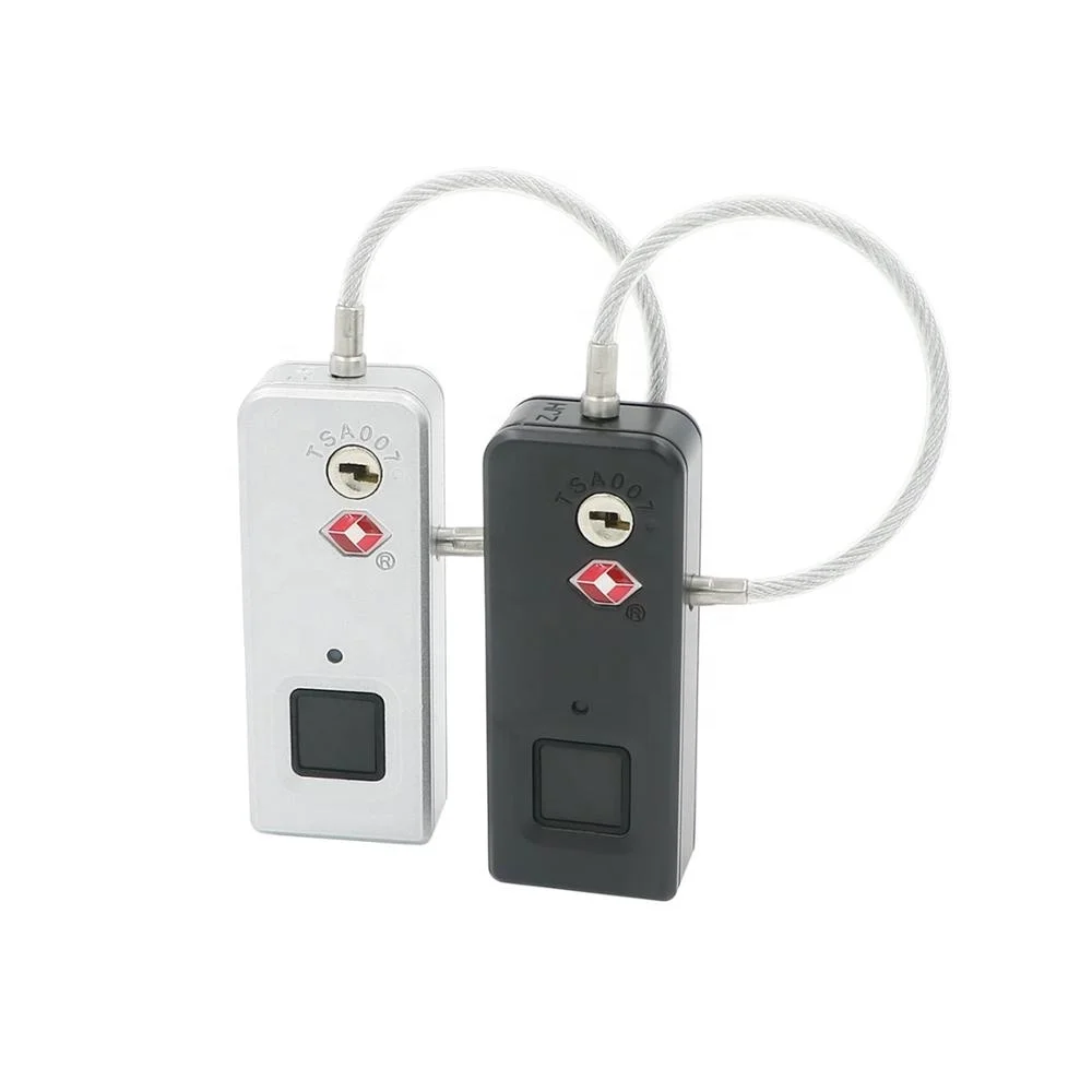 Новейший дизайн электронного висячего замка Tsa9199 со сканером отпечатков пальцев для чемодана рюкзака замок с защитой от кражи tsa007 таможенный замок