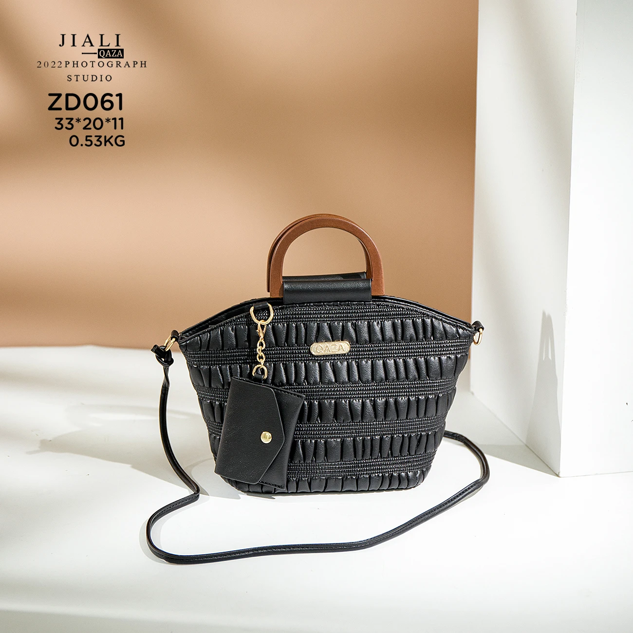 ZD061 Guangzhou Designer sac a main femme handbags New Fashion Wooden Handle Jiali Bags Women Handbags Ladies