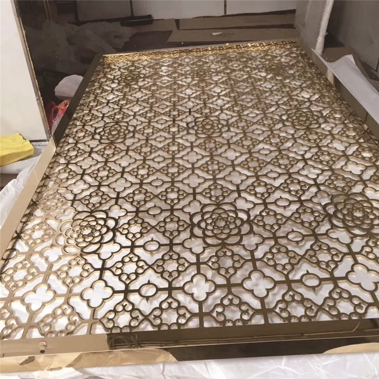
metal Decorative Privacy Screen stainless steel Screens & Room Dividers freestanding room divider 