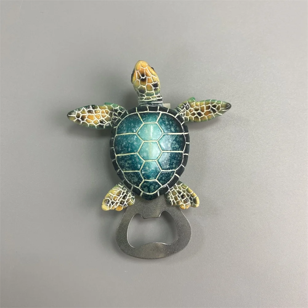 Customized Turtle  Refrigerator Magnets Opener  Tourist Souvenir 3D Fridge Magnet