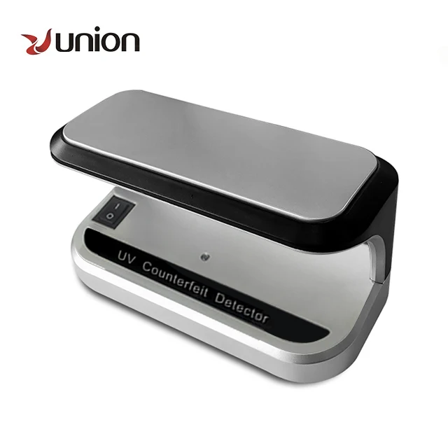 UNION 6604 Fake Money Detector Machine UV Counterfeit Bill Detector Banknote Money Detector with battery