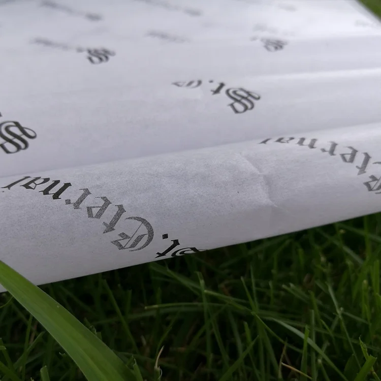 Eco-friendly Customized Packing Labels Sheet Printed Colored Logo Christmas Gifts Wrapping Tissue Papers