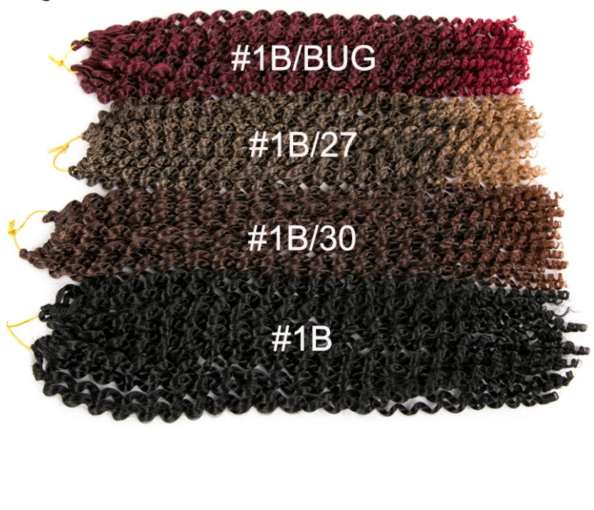 18 inch crochet hair water wave passion twist wavy braiding hair ombre Synthetic passion twist For Distressed Butterfly Locs