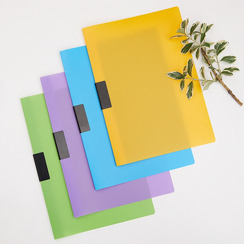 
customized design hot selling A4 PP plastic spring clip 